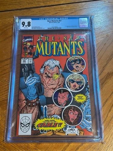 New Mutants #87 CGC Graded 9.8 (1990) 1st Appearance Cable Marvel Comics X-Men