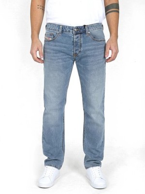 Diesel - Straight Fit Low Waist Stretch Jeans - SAFADO X R09BX