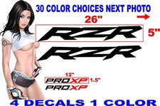 POLARIS RZR PROXP PRO XP 2 DECAL  DECALS REPLACEMENT 30 COLOR CHOICES