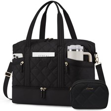 LOVEVOOK Extra Large Travel Duffle Bag, 56L Lightweight Weekender Bags for Wo...