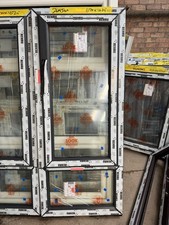 Brand new Anthracite Grey  upvc window/ Sidepanel 670 X 1675 Mm Only £249