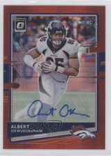 2020 Panini Donruss Optic Rookies Red Hyper Prizm Albert Okwuegbunam Auto 04ag