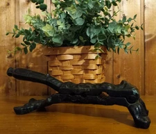 Antique 19th C Apothecary Pharmaceutical Cast Iron Ornate Footed Cork Press NICE