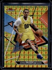 2023-24 Topps Finest Jordan Clarkson Gold Geometric Refractor Uncommon #/20 Jazz