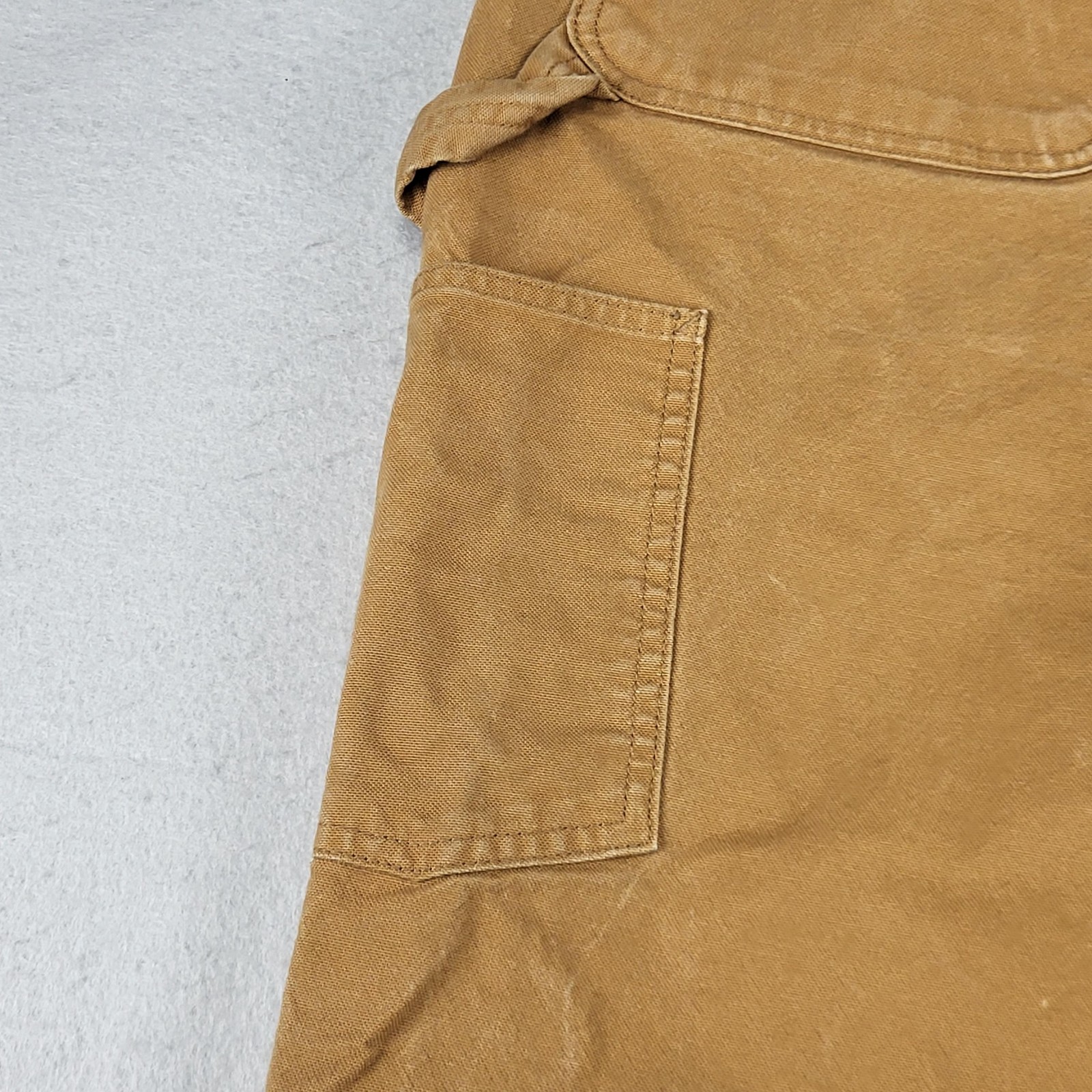 Carhartt Rugged Flex Pants Mens 42x32 Brown Duck Double Front Carpenter Work thumbnail 19
