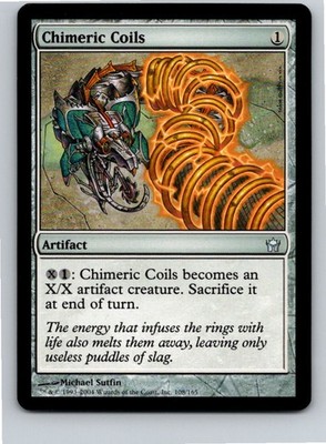 Magic the Gathering Chimeric Coils Fifth Dawn MTG Free Shipping!