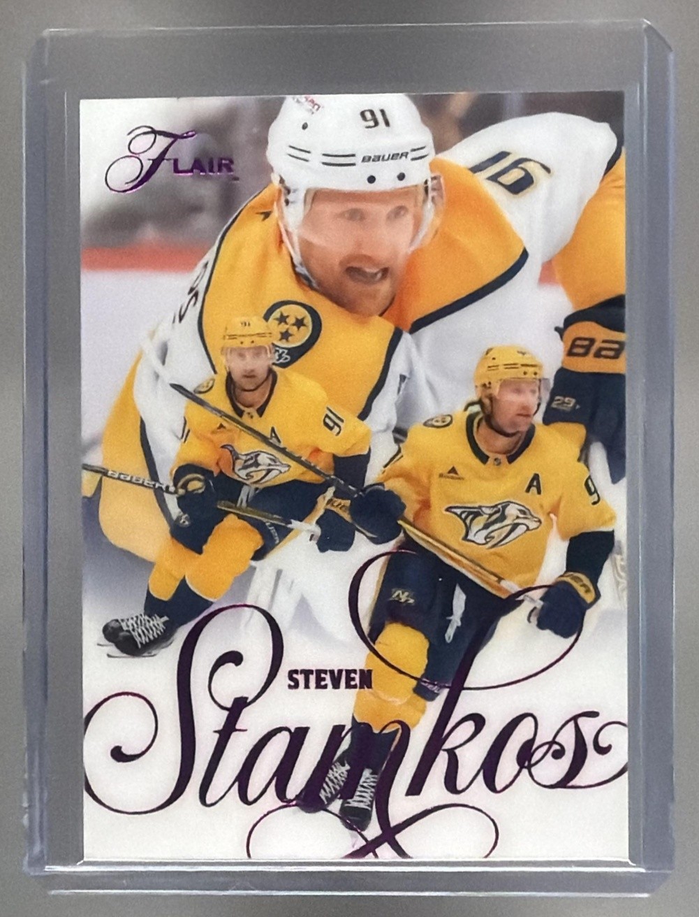 2025 Upper Deck Fleer Flair Steven Stamkos Image C Variant /199 #71 Predators