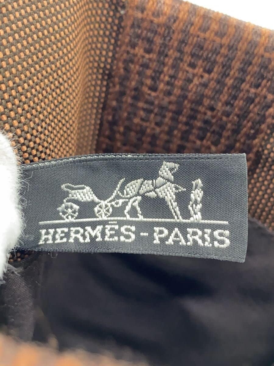HERMES Shoulder Bag Canvas BRW thumbnail 5