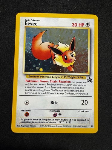 Eevee 11 Wizards Black Star Promos Pokemon Holo LP