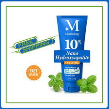 Mouthology 10 Nano Hydroxyapatite Toothpaste Fluoride Free , Whitening ,