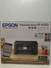 Epson Expression Home XP-4200 Wireless Color All-in-One Printer OPEN BOX