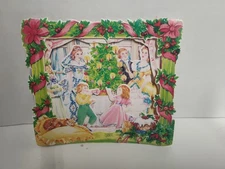  Set Of 5 Lillian Vernon 3-D POP OUT Victorian Scene 4" x 5" Christmas Cards