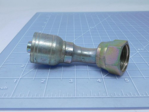 AEROQUIP TTC-8 FEMALE SWIVEL HYDRAULIC HOSE FITTING 15/16 IN X 15/16 IN T136318 - Picture 4 of 8