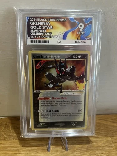 Pokémon TCG - Greninja Gold Star SWSH144 Celebrations - Ace 9 Mint