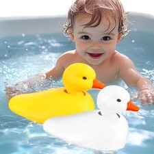 2-Pack Duck Bathtub  Pool Toys - Realistic Walking Ducks  Waterproof Baby B...