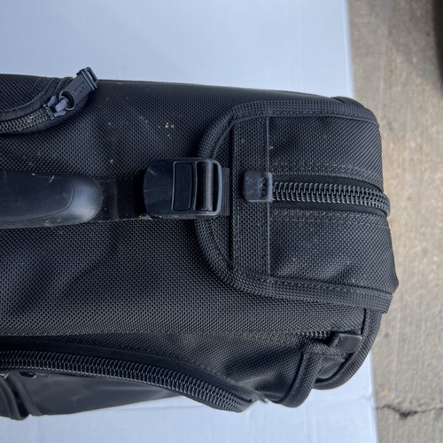 TUMI Black Nylon Alpha Garment 2-Wheeled Carry On Roller Bag Executive Traveler - Picture 6 of 21