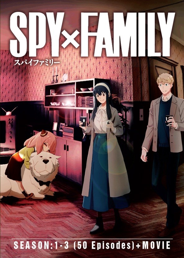 DVD Anime SPY X Family Season 1-3 (50 Episodes) +Movie Code: White
