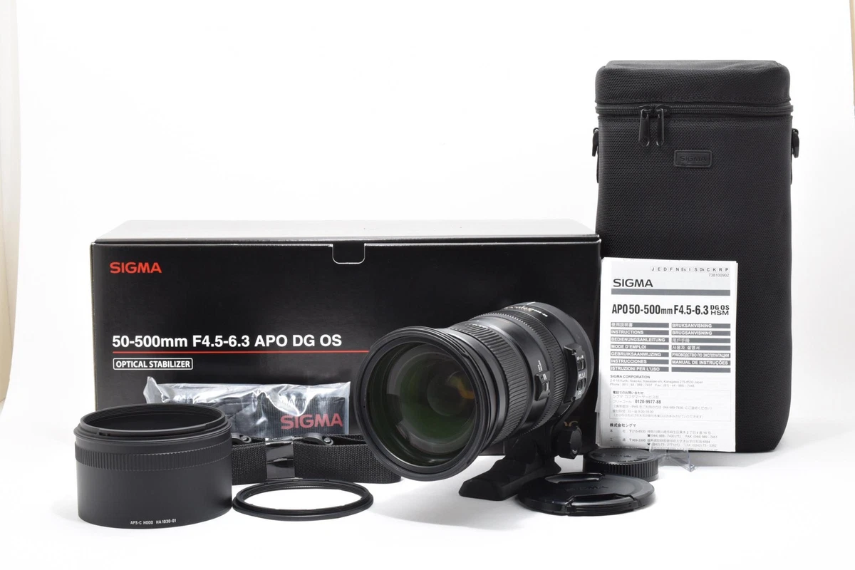 Sigma 50-500mm Focal Camera Lenses for sale - eBay