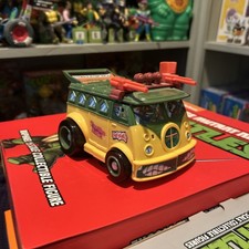Vintage 1995 TMNT Mini Mutants Party Wagon Playset Ninja Turtles Rare Incomplete