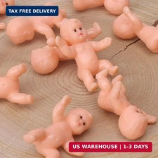 24 Pieces Mini Plastic Baby Favor Supplies for Baby Shower and Ice Cube Game, 1.