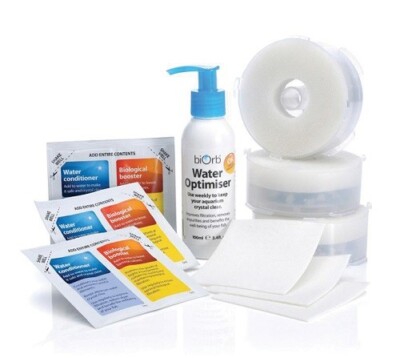BiOrb Service Kit 3 with Water Optimiser. 3 treatments in each kit. New.