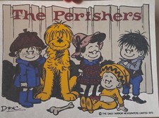 Original Vintage 1973 The Perishers Comic Strip Cartoon Iron On Transfer