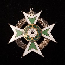 Sch&uuml;tzenstern;  Sch&uuml;tzenfest 1965, 835 Silber, emailliert, Sch&uuml;tzenscheibe;