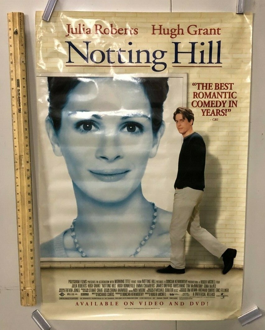 HUGE SUBWAY POSTER Notting Hill Movie Julia Roberts Hugh Grant 