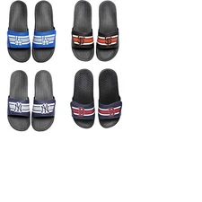 Mens MLB Baseball Legacy Sport Slide Sandals Flip Flops - Choose Team