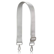 Allzedream Wide Purse Strap Crossbody Shoulder Bag Adjustable Silver
