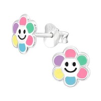 Blume Kinder Ohrringe 925 Silber FüR MäDchen Ohrstecker Schmuck Geschenk