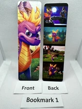 Spyro Bookmarks - Set Of Four NOT Laminated Bookmarks (Card Stock)
