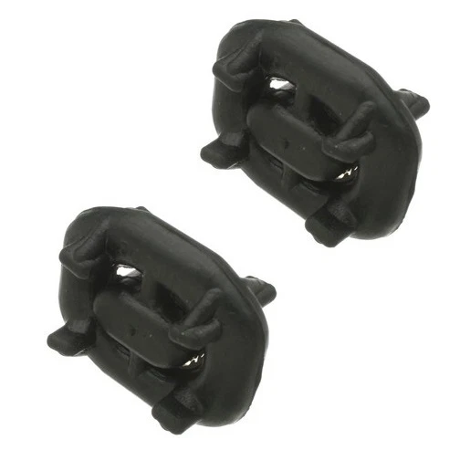 Juego de 2 colgadores de escape de rosquilla de goma 1244920044 ENVÍO RÁPIDO GRATUITO para Mercedes Foto 2 de 2