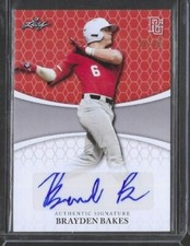 2022 Leaf Perfect Game RC Auto Base Orange /30 U-Pick Auction Many 2 Choose From