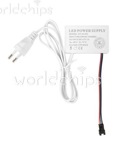 AC 90-250V to DC 12V 1A 12W Infinitely Dimming Touch Sensor Switch LED Driver - Picture 14 of 26