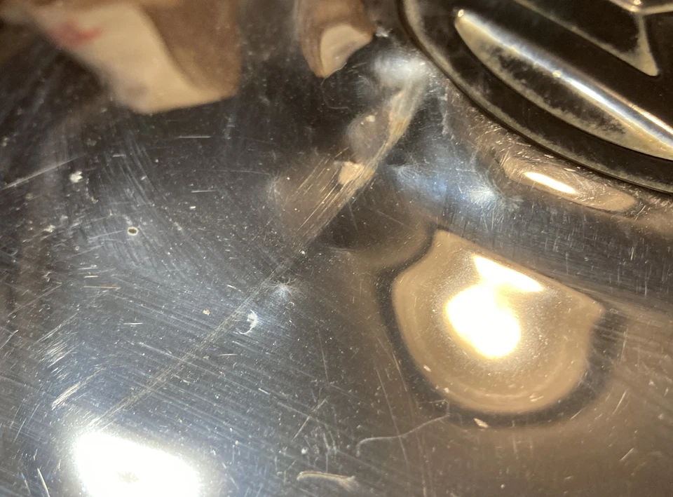  Tapacubos tapacubos para plato perro rueda Volkswagen Super Beetle cromo 1970 1971 1972 Foto 3 de 4