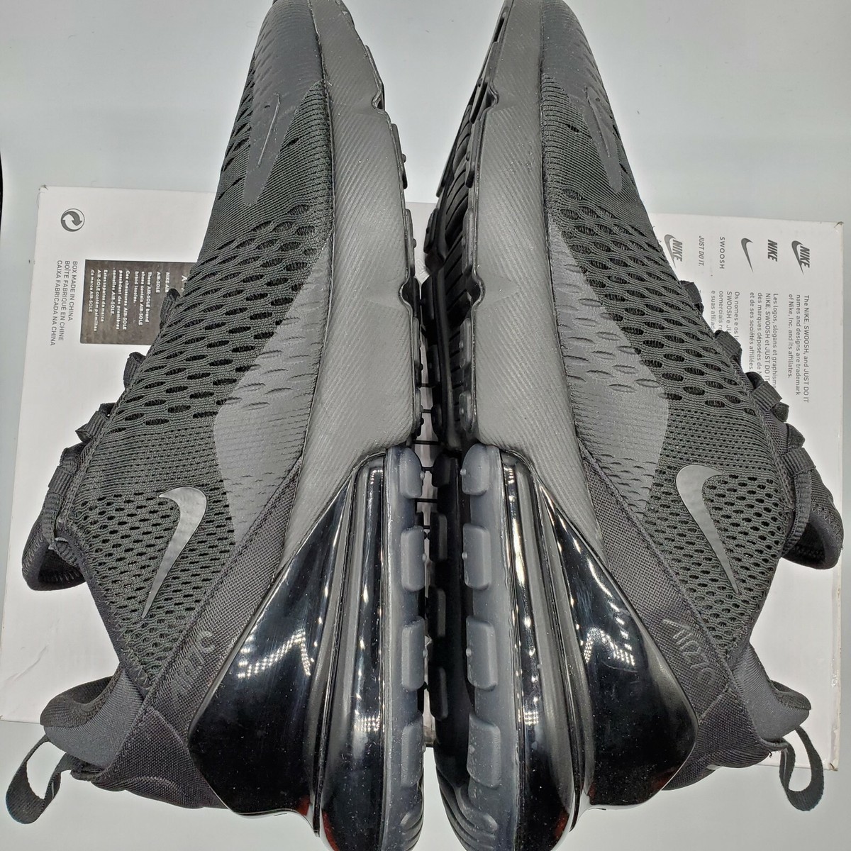 【1回着用】VAPORMAX FLYKNIT triple black 27.0