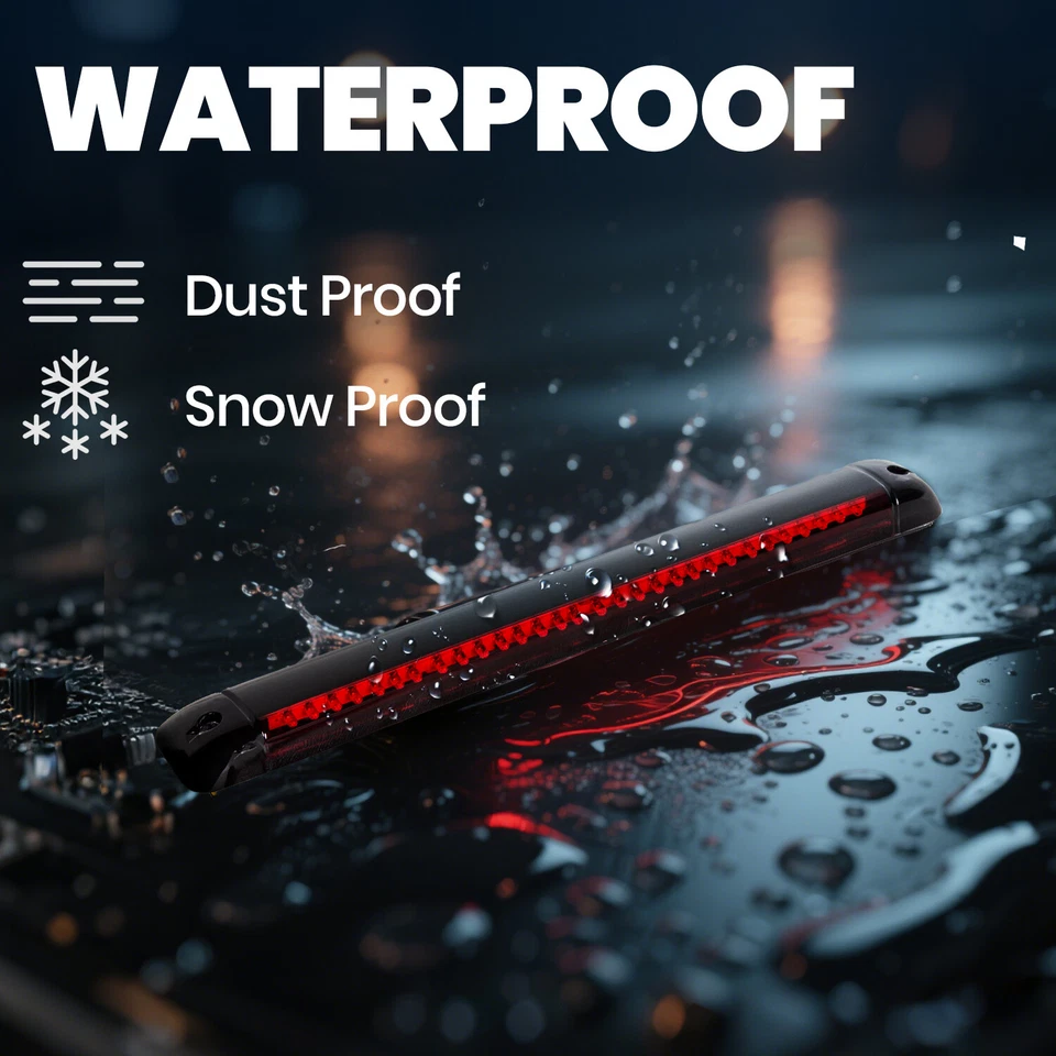 Для 1992-2004 Chevy Tahoe Suburban Yukon красный светодиодный 3-й третий стоп-сигнал задний фонарь - Изображение 4 из 4