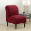 Stretch Slipper Chair Slipcover Spandex Armless Chair ...