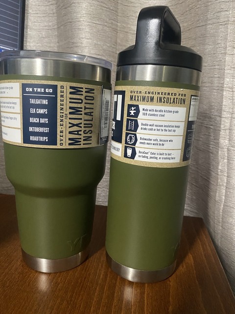 olive green yeti cooler