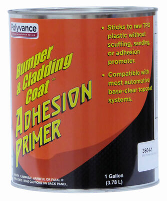 Polyvance Bumper And Cladding Coat Adhesion Primer, White, Gallon 622375
