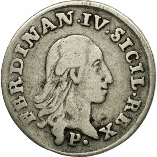[#651918] Münze, Italien Staaten, NAPLES, Ferdinando IV, 10 Grana, 1792, Naples, - Bild 1 von 2