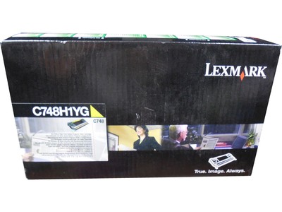 Lexmark C748H1YG Yellow Toner Genuine OEM BRAND NAME Retail Box Quick Ship