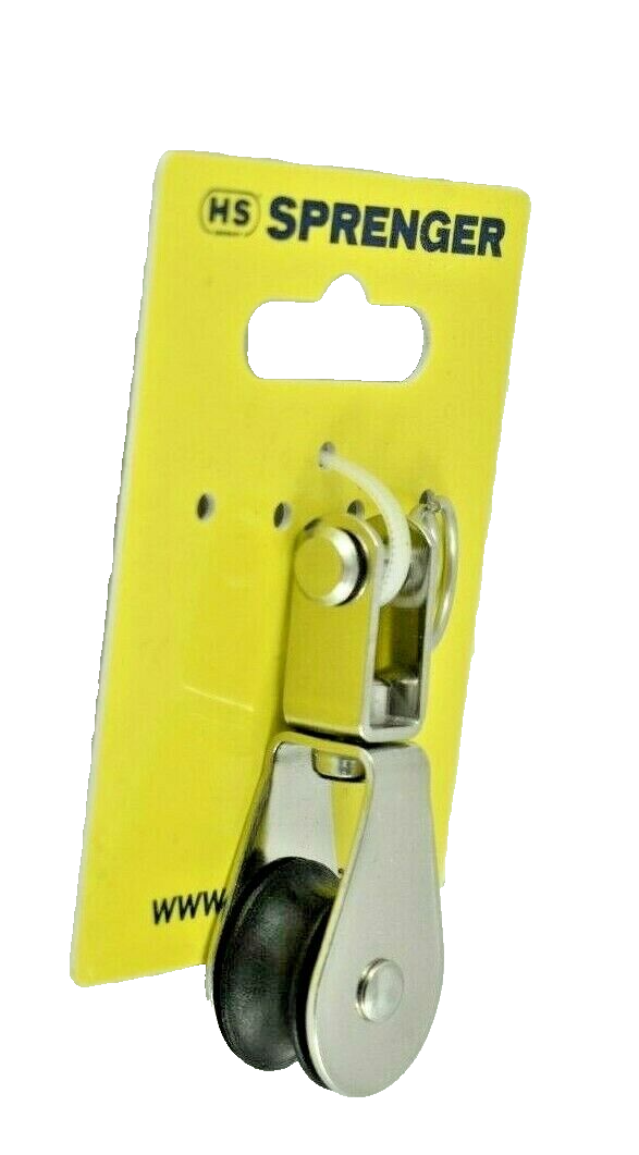 Sprenger Mini Block - 1 Sheave, U-Swivel  35232 000 55