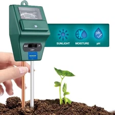  Solar Soil Plant Care New 3 In 1 Water Moisture Hydroponic Plants Soil Sensor P