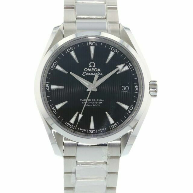 OMEGA Aqua Terra Men's Black Watch 