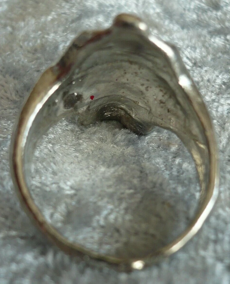 großer TOTENKOPF Ring Folklore Schmuck silber Gr. 20 21 22 NEU #6 - Bild 3 von 3