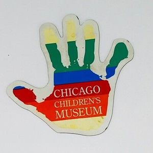 Chicago Children's Museum Color Hand Advertising Fridge Refrigerator Magnet 