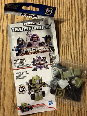 Hasbro KRE-O Transformers Blind Bag Bulkhead Opened Pouch, Sealed Contents