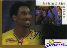 1996/97 INKcredible Behind the Glass GOLD Kobe Bryant ROOKIE! NEVER ISSUED!